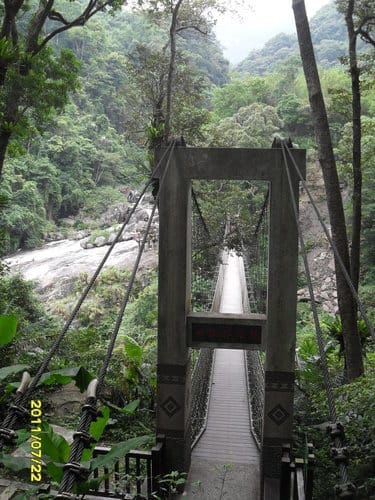苗栗南庄景點『神仙谷』吊橋、觀瀑免費景點
