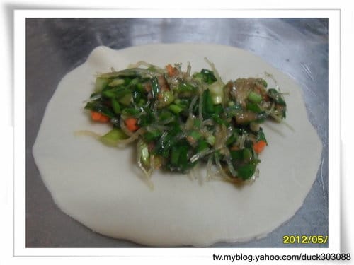 DIY中式麵點手工韭菜盒子