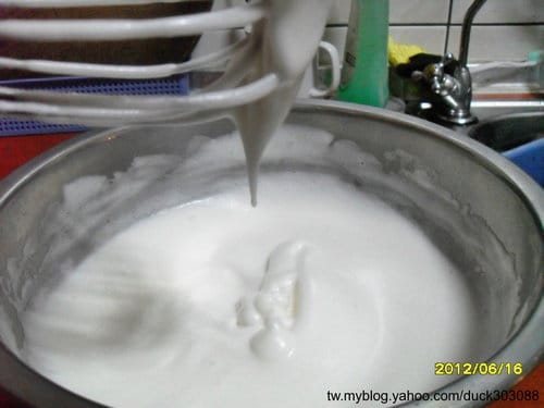 DIY做蛋糕香草戚風蛋糕