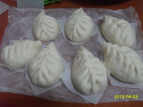DIY中式點心高麗菜素包子