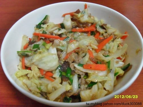 DIY中式點心高麗菜素包子