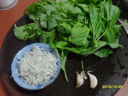 吻魚炒莧菜 - 第2張圖 吻魚炒莧菜