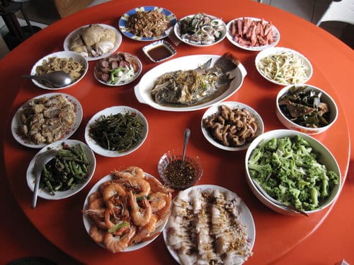煮豐盛的午餐 婆婆家…家族聚會