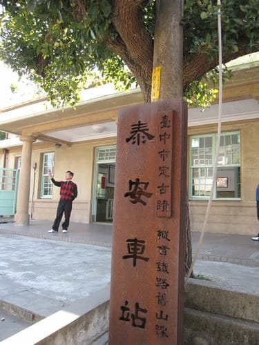 苗栗賞櫻景點泰安舊火車站&派出所周邊櫻花正盛開