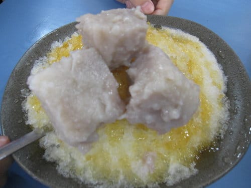台中大坑美食老芋仔芋圓….口感不輸東東芋圓ㄛ