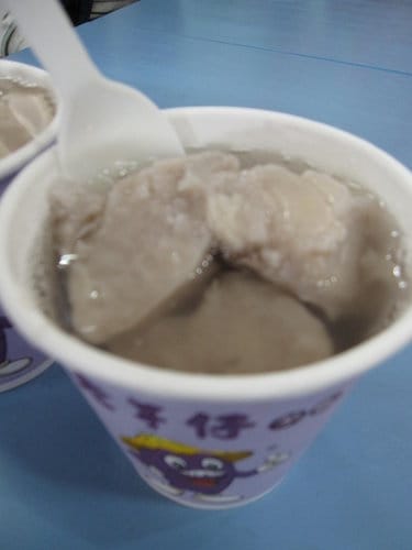 台中大坑美食老芋仔芋圓….口感不輸東東芋圓ㄛ