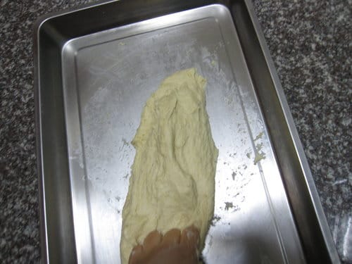 做麵包牛奶湯種麵糰…