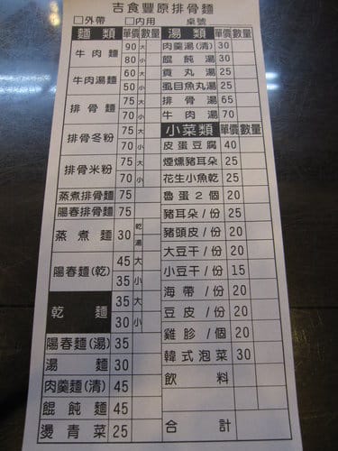 沙鹿美食『吉食豐原排骨麵』