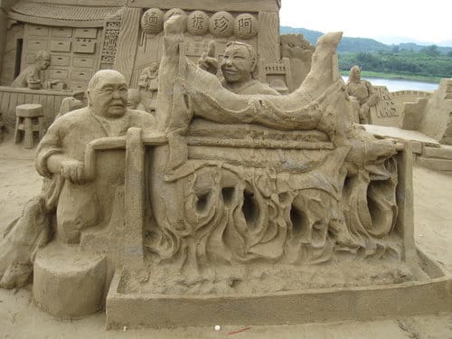 東北角景點貢寮『福隆國際沙雕藝術季』東北角之旅第3站好壯觀的沙雕呀!