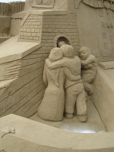 東北角景點貢寮『福隆國際沙雕藝術季』東北角之旅第3站好壯觀的沙雕呀!