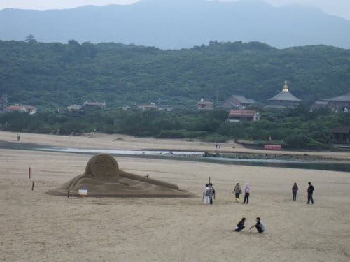 東北角景點貢寮『福隆國際沙雕藝術季』東北角之旅第3站好壯觀的沙雕呀!