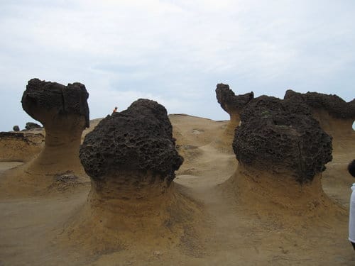 東北角之旅『野柳地質公園』親子旅遊賞天然岩石、野柳女王頭