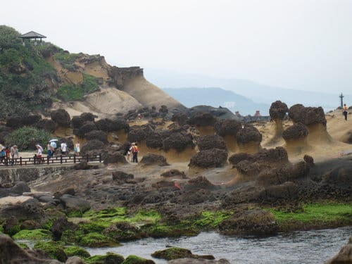 東北角之旅『野柳地質公園』親子旅遊賞天然岩石、野柳女王頭