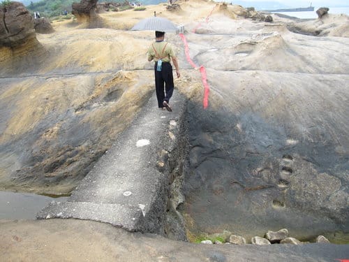 東北角之旅『野柳地質公園』親子旅遊賞天然岩石、野柳女王頭