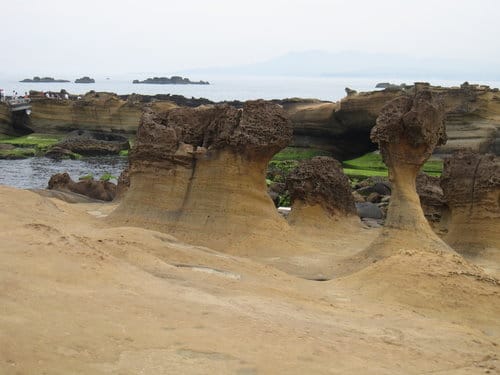 東北角之旅『野柳地質公園』親子旅遊賞天然岩石、野柳女王頭