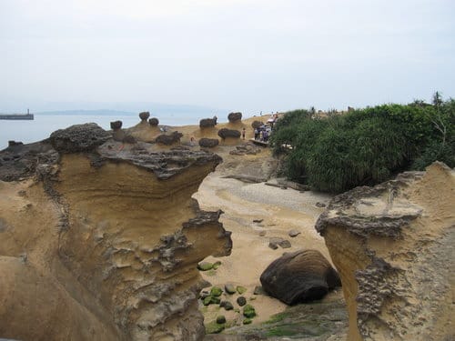 東北角之旅『野柳地質公園』親子旅遊賞天然岩石、野柳女王頭