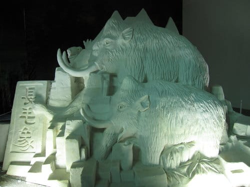 七股鹽山.台灣鹽博物館『一見雙雕藝術季』 雪白的鹽雕