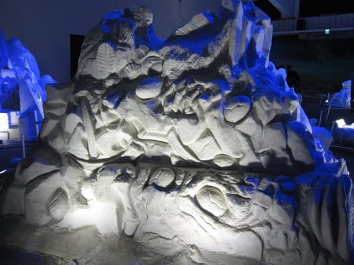 七股鹽山.台灣鹽博物館『一見雙雕藝術季』 雪白的鹽雕
