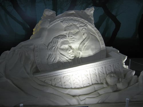 七股鹽山.台灣鹽博物館『一見雙雕藝術季』 雪白的鹽雕