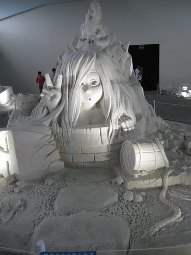 七股鹽山.台灣鹽博物館『一見雙雕藝術季』 雪白的鹽雕