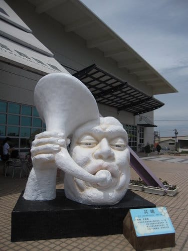 七股鹽山.台灣鹽博物館『一見雙雕藝術季』 雪白的鹽雕