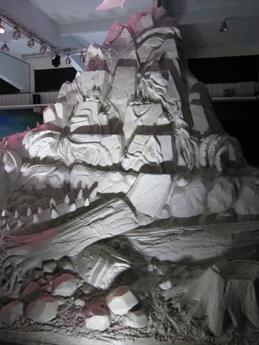 七股鹽山.台灣鹽博物館『一見雙雕藝術季』 雪白的鹽雕