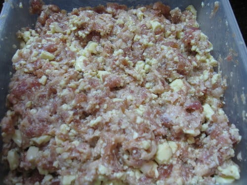 豆腐食譜『雞蛋豆腐蒸肉丸子』