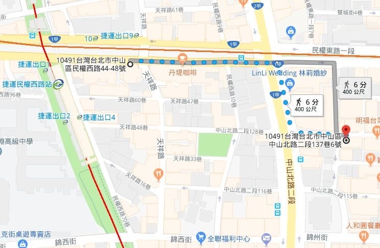 捷運民權西路8號出口.JPG 捷運民權西路8號出口.JPG