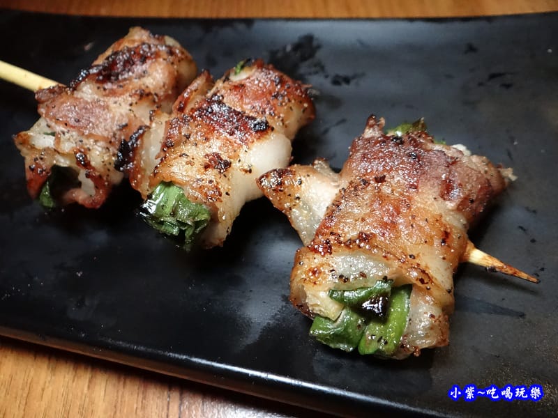 豬五花串(包蔥)-柒串燒屋長安東路.jpg