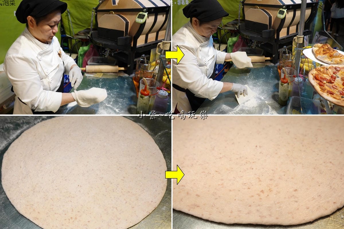 饒河街夜市美食--水果兔窯烤披薩饒河店.jpg