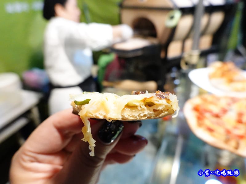 鮮菇蘆筍披薩-水果兔窯烤披薩饒河店 (3).jpg