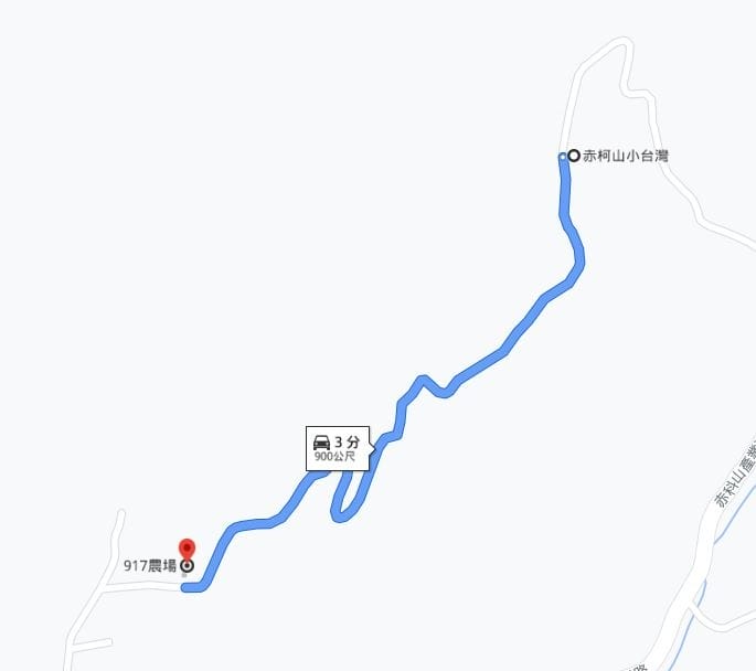 赤科小台灣到917農場距離.JPG 赤科小台灣到917農場距離.JPG