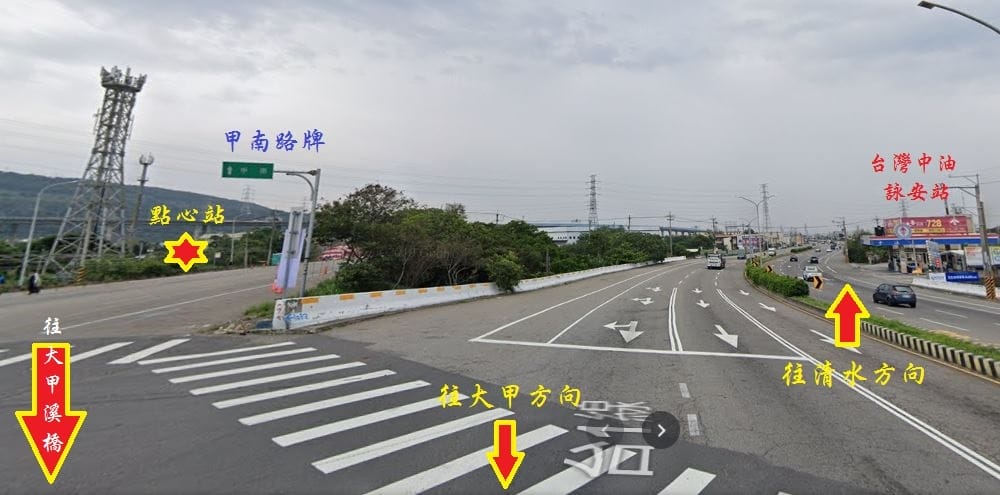 大甲溪橋頭-甲南路牌旁.JPG 大甲溪橋頭-甲南路牌旁.JPG