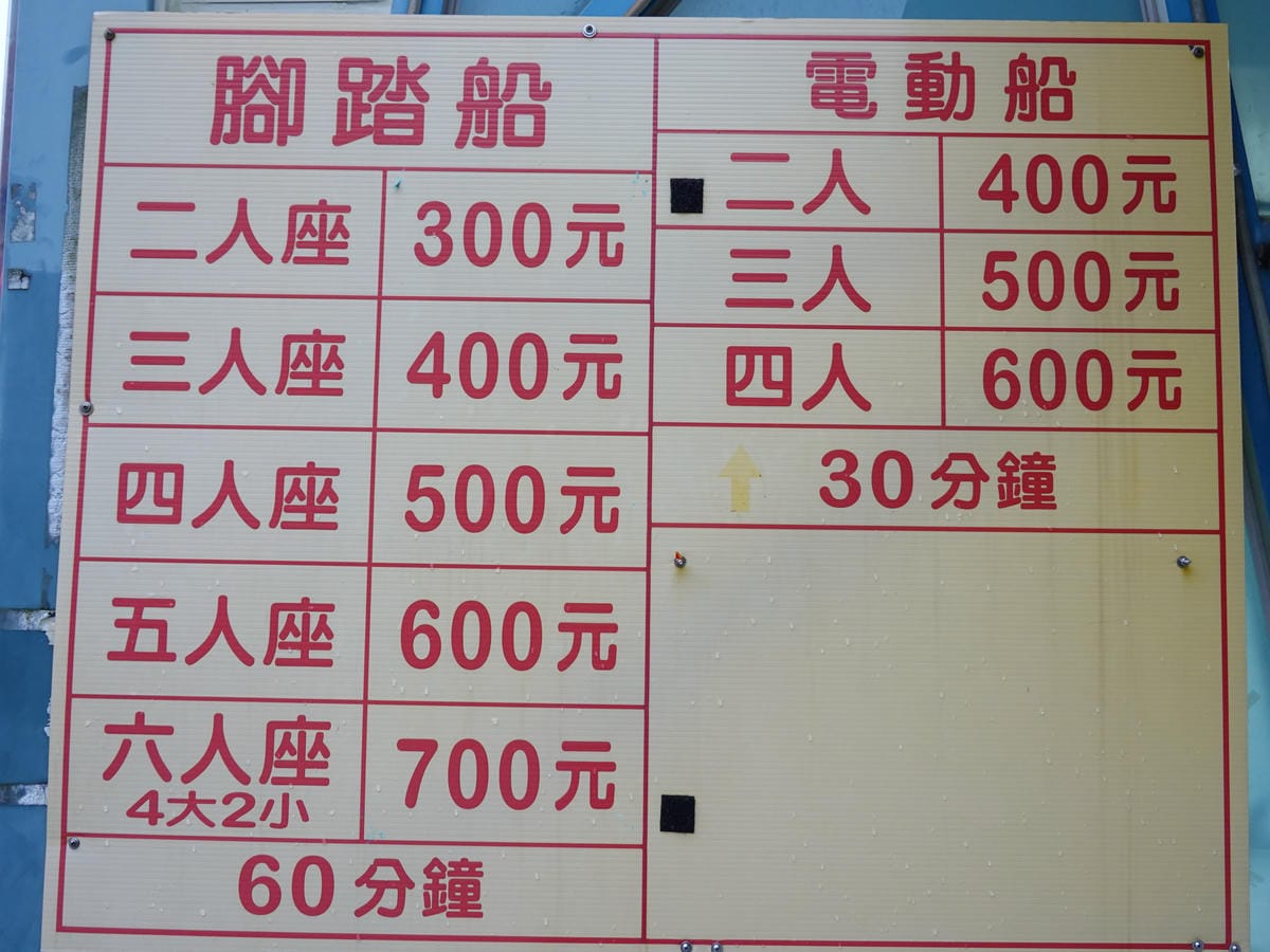 2021碧潭腳踏船票價 (3).JPG