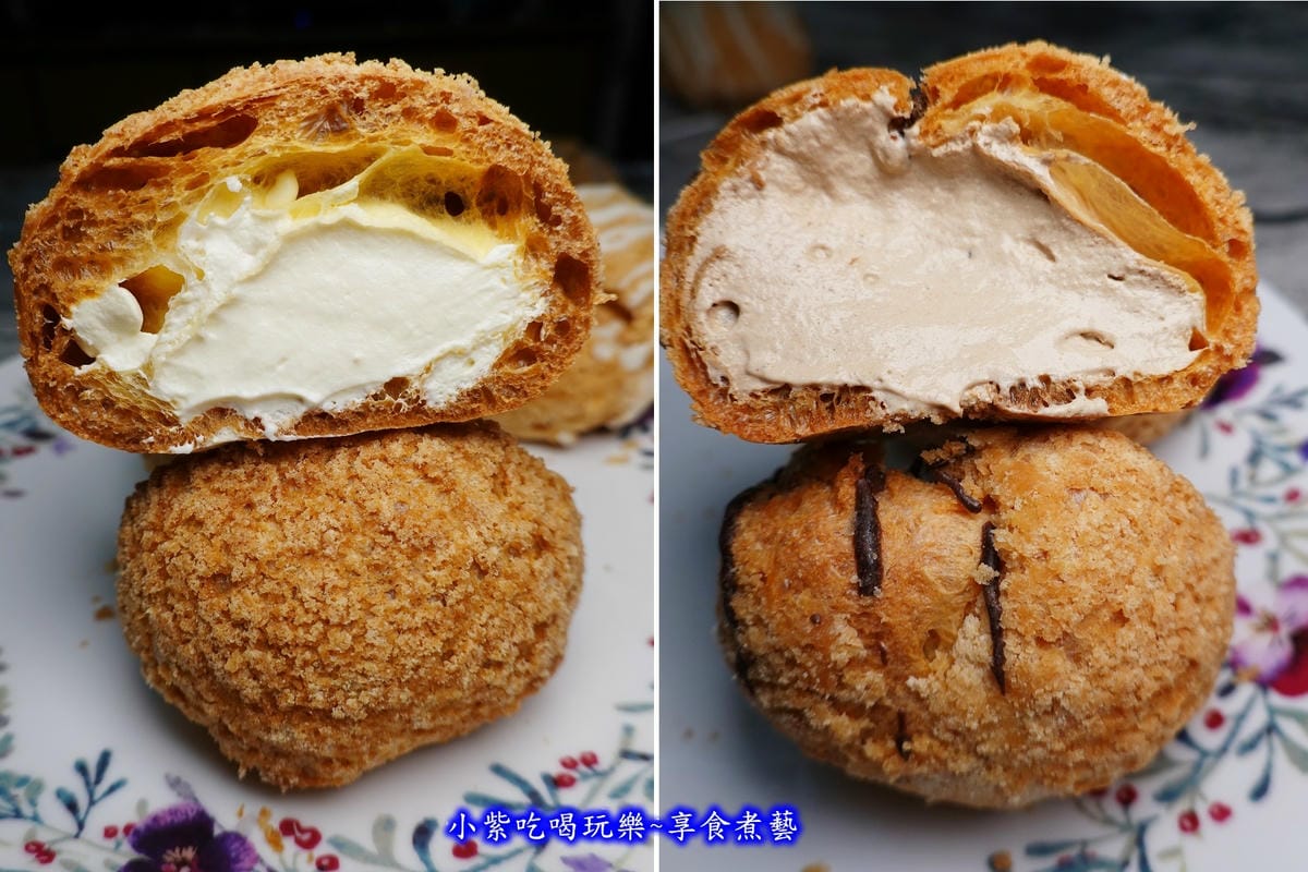 原味牛奶.咖啡拿鐵泡芙-三義夜市美食.jpg 原味牛奶.咖啡拿鐵泡芙-三義夜市美食.jpg