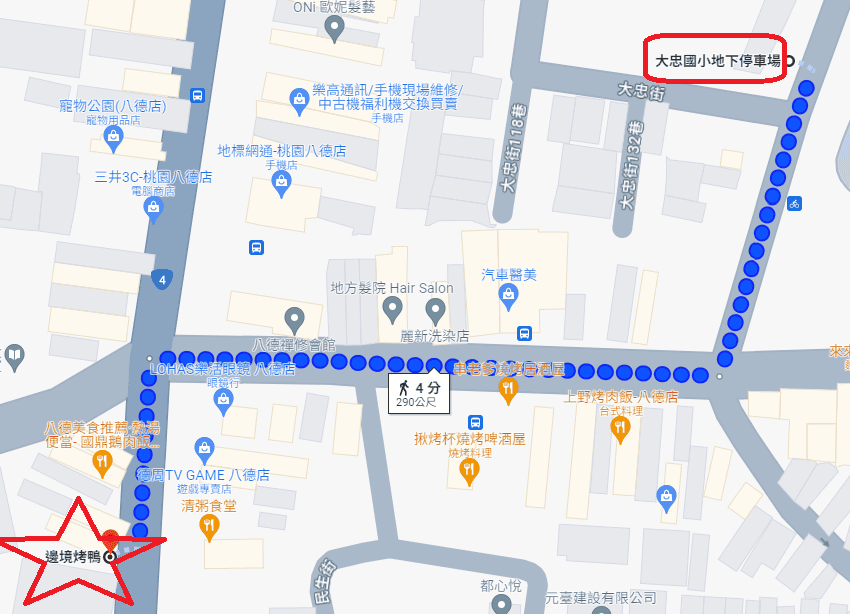 大忠國小停車場到邊境烤鴨.png 大忠國小停車場到邊境烤鴨.png