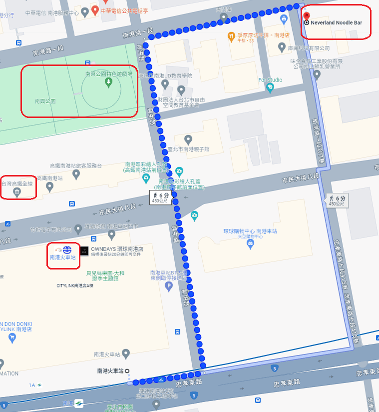 南港捷運站到麵吧路線指引.png 南港捷運站到麵吧路線指引.png