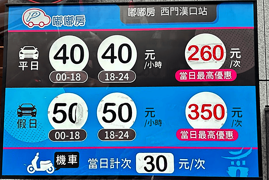 嘟嘟房機械停車場-西門漢口站.png