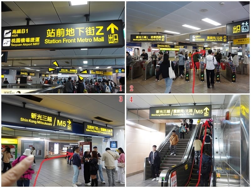 板南線台北車站往站前地下街Z區路線3.jpg 板南線台北車站往站前地下街Z區路線3.jpg
