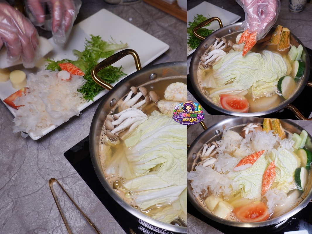 台北包廂火鍋餐廳推薦/捷運信義安和站美食【聚食釜台式頂級蝦湯鍋物】套餐式質感火鍋店/臨江夜市周邊美食!有私人招待所fu~大安區高檔慶生火鍋店
