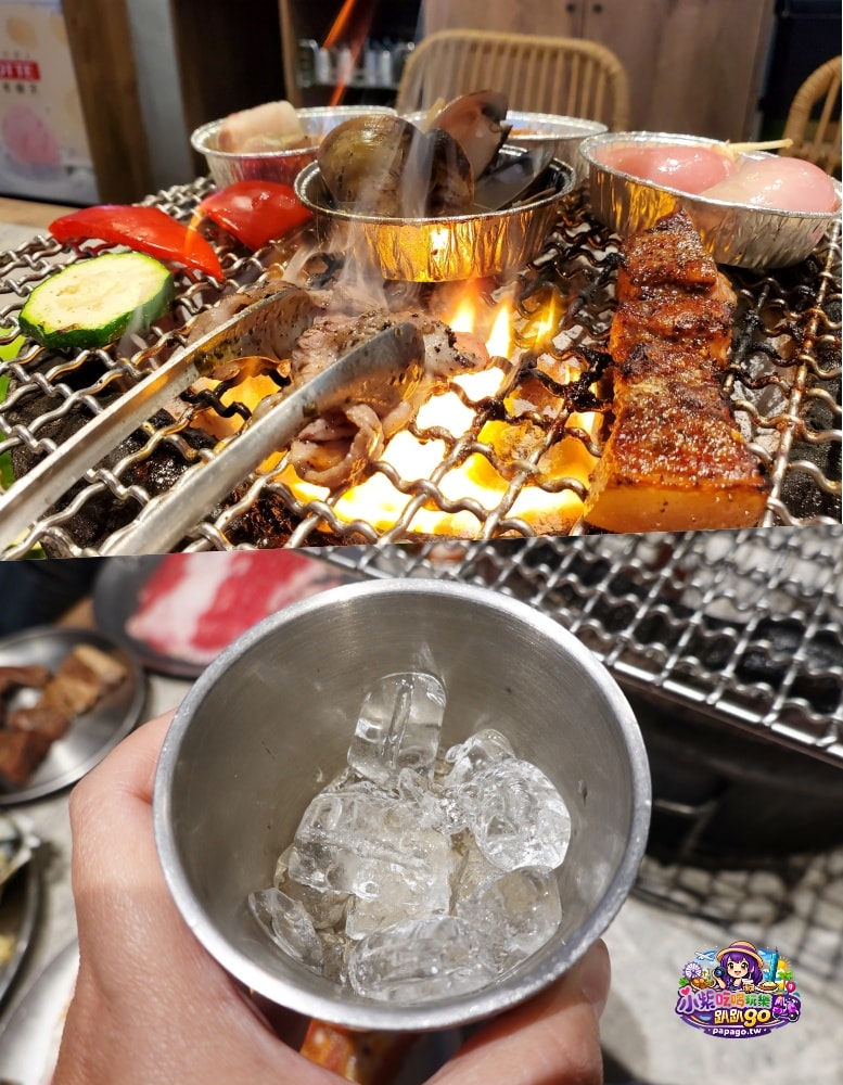 宜蘭炭火燒烤吃到飽/五結美食【春日里炭火燒肉．放題】一~四商業午餐最低568元。臨近冬山河親水公園美食(春日里炭火燒肉吃到飽菜單)