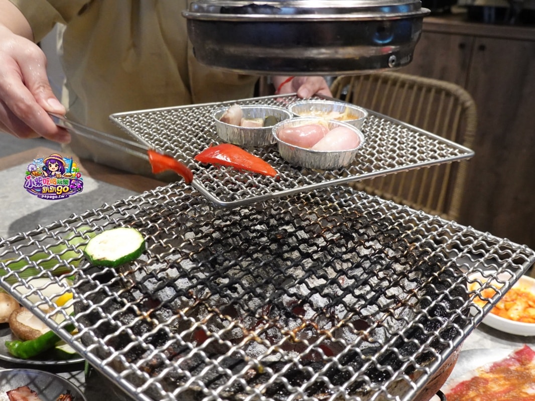 宜蘭炭火燒烤吃到飽/五結美食【春日里炭火燒肉．放題】一~四商業午餐最低568元。臨近冬山河親水公園美食(春日里炭火燒肉吃到飽菜單)