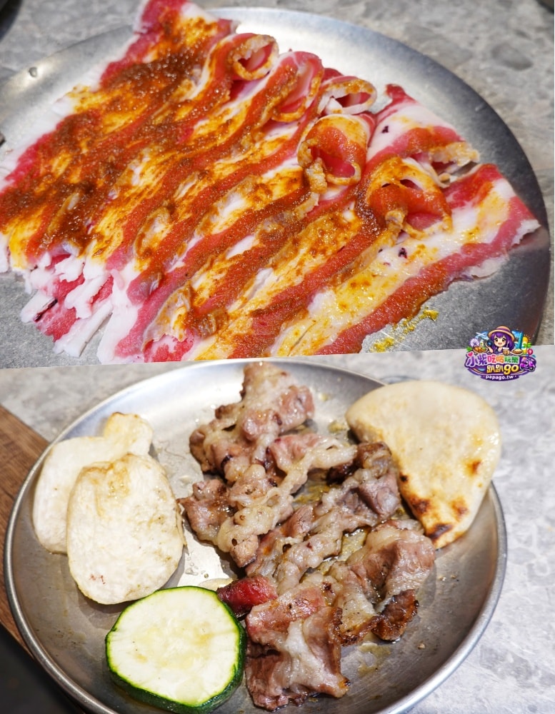 宜蘭炭火燒烤吃到飽/五結美食【春日里炭火燒肉．放題】一~四商業午餐最低568元。臨近冬山河親水公園美食(春日里炭火燒肉吃到飽菜單)